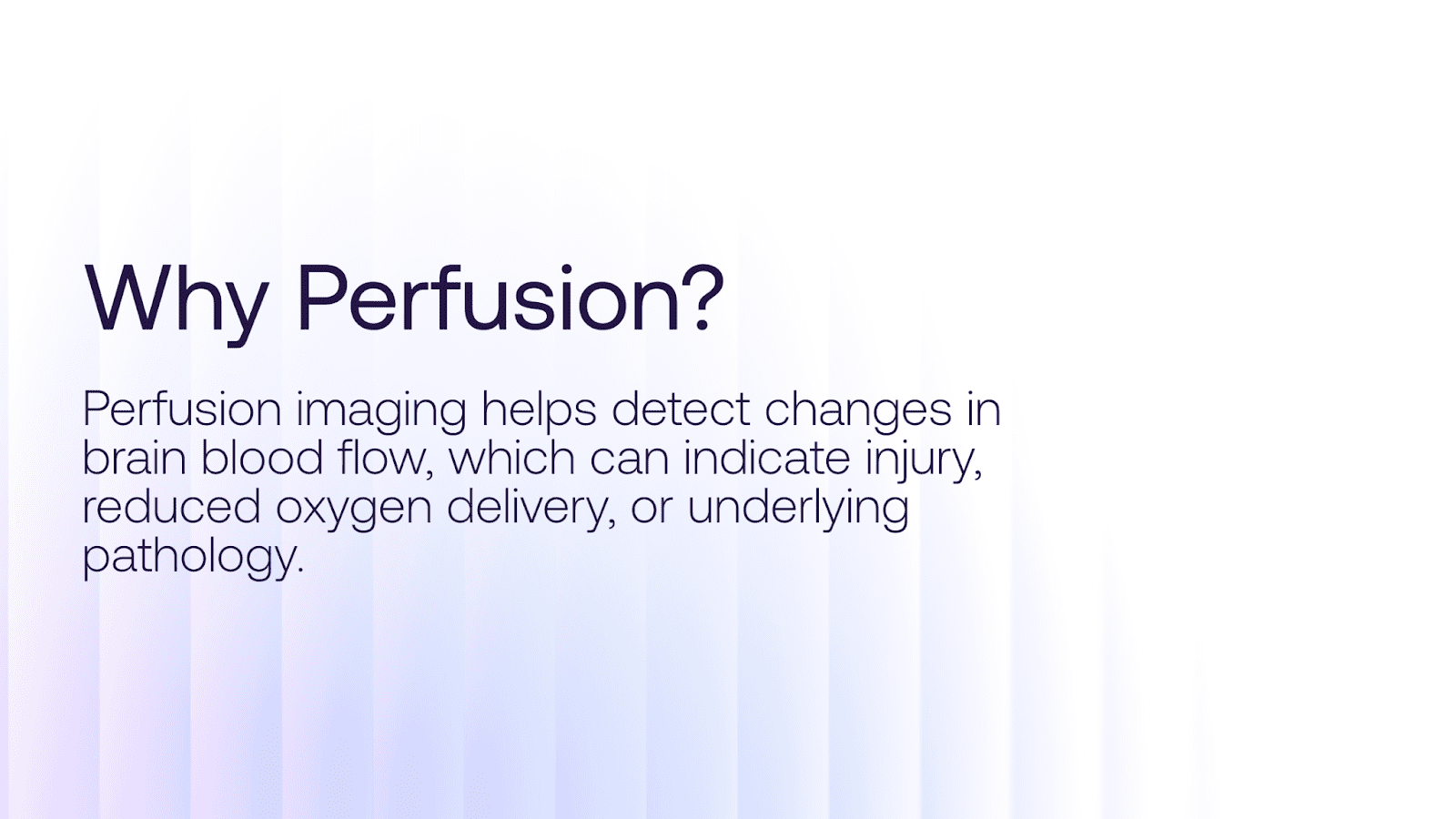 Perfusion MRI imaging explanation for detecting changes in brain blood flow